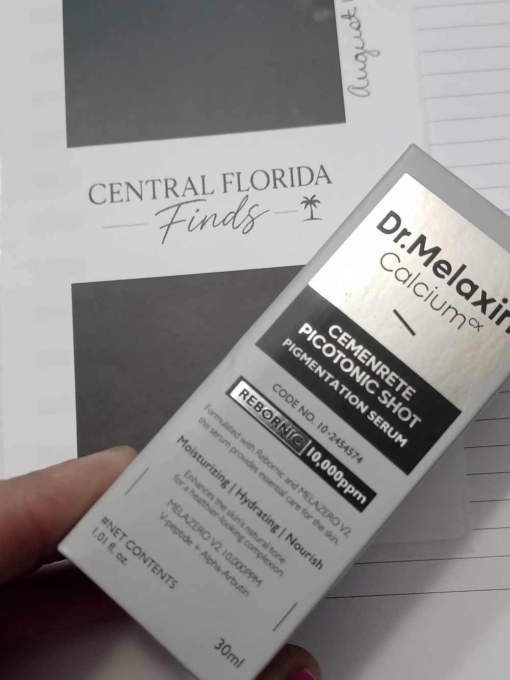 NWT Dr.Melaxin Calcium Cemenrete Picotonic Shot Pigmentation Serum 30ml